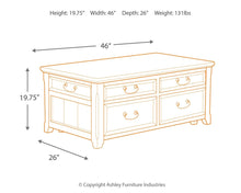 Load image into Gallery viewer, Woodboro - Dark Brown - Lift Top Cocktail Table