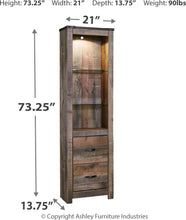 Load image into Gallery viewer, Trinell - Brown - 3 Pc. - Entertainment Center - 63" TV Stand