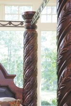 Load image into Gallery viewer, North Shore - Dark Brown - King Poster Bed with Canopy