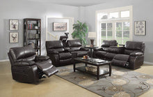 Load image into Gallery viewer, Willemse Motion Collection - Dark Brown - Willemse Motion Sofa With Drop-down Table Dark Brown