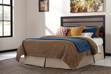 Load image into Gallery viewer, Harlinton - Warm Gray/Charcoal - 3 Pc. - Dresser, Mirror, Queen Panel Headboard