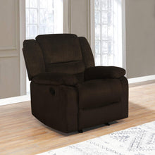 Load image into Gallery viewer, Gordon Motion Collection - Chocolate - Gordon Upholstered Glider Recliner Chocolate