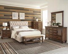 Load image into Gallery viewer, Devon Upholstered Bed - Beige - Devon Button Tufted Upholstered California King Bed Beige