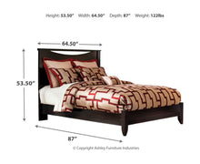 Load image into Gallery viewer, Zanbury - Merlot - 4 Pc. - Dresser, Mirror, Queen Panel Bed