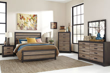 Load image into Gallery viewer, Harlinton - Warm Gray/Charcoal - Two Drawer Night Stand