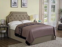 Load image into Gallery viewer, Rutherford Headboard - Mushroom - Rutherford Queen And Full Tufted Upholstered Headboard Mushroom