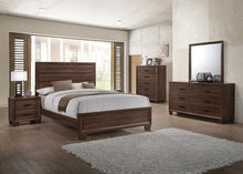 Load image into Gallery viewer, Brandon Bedroom Collection - Brandon Eastern King Panel Bed Medium Warm Brown