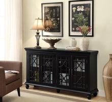 Load image into Gallery viewer, N/a - 4-door Accent Cabinet Black