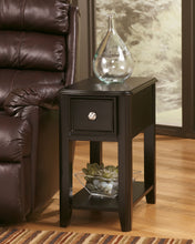 Load image into Gallery viewer, Breegin - Almost Black - Chair Side End Table