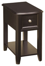 Load image into Gallery viewer, Breegin - Almost Black - Chair Side End Table