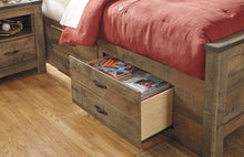 Load image into Gallery viewer, Trinell - Brown - Twin Bookcase Bed with 2 Storage Drawers