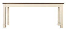 Load image into Gallery viewer, Whitesburg - Brown/Cottage White - Large Dining Room Bench