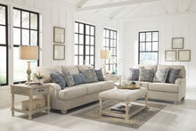 Load image into Gallery viewer, Traemore - Linen - 5 Pc. - Sofa, Loveseat, Shawnalore Ottoman Cocktail Table, 2 End Tables