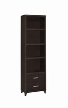 Load image into Gallery viewer, Living Room : Tv Consoles - 2-drawer Media Tower Cappuccino