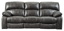 Load image into Gallery viewer, Dunwell - Steel - PWR REC Sofa with ADJ Headrest