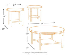 Load image into Gallery viewer, Sandling - Rustic Brown - Occasional Table Set (3/CN)