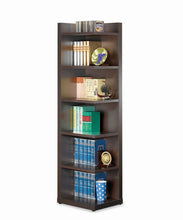 Load image into Gallery viewer, Home Office : Bookcases - 6-tier Corner Bookcase Cappuccino