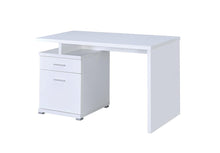 Load image into Gallery viewer, Irving Collection - Irving 2-drawer Office Desk With Cabinet White
