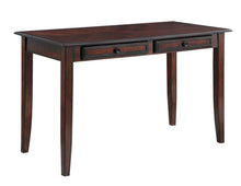 Load image into Gallery viewer, Newton Collection - Tan - Newton 2-piece Writing Desk Set Chestnut And Tan
