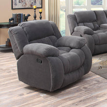 Load image into Gallery viewer, Weissman Motion Collection - Grey - Weissman Upholstered Glider Recliner Charcoal
