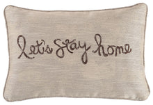 Load image into Gallery viewer, Lets Stay Home - Chocolate - Pillow (4/CS)