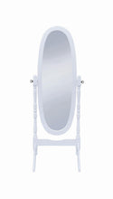 Load image into Gallery viewer, Oval Cheval Mirror White