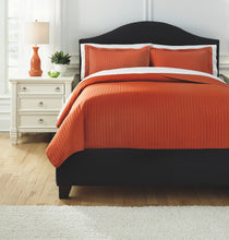Load image into Gallery viewer, Raleda - Orange - King Coverlet Set