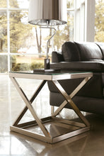 Load image into Gallery viewer, Coylin - Brushed Nickel Finish - Square End Table