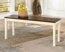 Load image into Gallery viewer, Whitesburg - Brown/Cottage White - Large Dining Room Bench