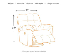 Load image into Gallery viewer, Acieona - Slate - Swivel Rocker Recliner