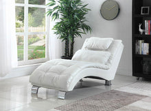 Load image into Gallery viewer, Dilleston Collection - White - Dilleston Upholstered Chaise White