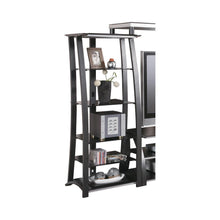Load image into Gallery viewer, Living Room : Tv Consoles - 5-tier Media Tower Matte Black And Silver