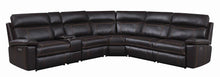 Load image into Gallery viewer, Albany Motion Collection - Brown - Albany 6-piece Power^2 Sectional Brown