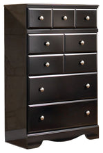 Load image into Gallery viewer, Shay - Almost Black - Five Drawer Chest