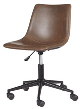 Load image into Gallery viewer, Office Chair Program - Brown - Home Office Swivel Desk Chair