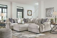 Load image into Gallery viewer, Dellara - Chalk - 5 Pc. - Left Arm Facing Loveseat, Wedge, Armless Loveseat, Right Arm Facing Corner Chaise Sectional, Ottoman With Storage