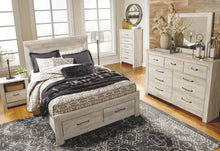 Load image into Gallery viewer, Bellaby - Whitewash - Queen Panel Headboard