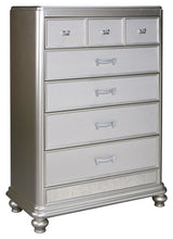 Load image into Gallery viewer, Coralayne - Silver - Five Drawer Chest