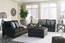 Load image into Gallery viewer, Charenton - Charcoal - 5 Pc. - Sofa, Loveseat, Chair and a Half, Ottoman, Ottoman with Storage