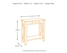 Load image into Gallery viewer, Abbonto - Warm Brown - Console Sofa Table