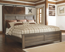 Load image into Gallery viewer, Juararo - Dark Brown - Queen Panel Bed