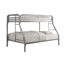 Load image into Gallery viewer, Morgan Bunk Bed - Morgan Twin Over Full Bunk Bed Silver