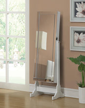 Load image into Gallery viewer, White - Storage Jewelry Cheval Mirror White