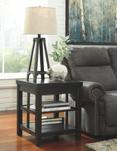 Load image into Gallery viewer, Gavelston - Rubbed Black - Square End Table