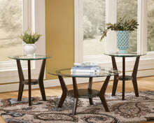 Load image into Gallery viewer, Fantell - Dark Brown - Occasional Table Set (3/CN)
