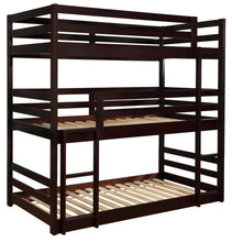 Load image into Gallery viewer, Sandler Triple Bunk Bed - Sandler Twin Triple Bunk Bed Cappuccino