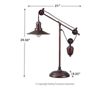 Load image into Gallery viewer, Kylen - Bronze Finish - Metal Desk Lamp (1/CN)