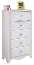 Load image into Gallery viewer, Exquisite - White - Five Drawer Chest