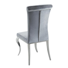 Load image into Gallery viewer, Everyday Dining: Side Chair - Grey - Carone Upholstered Side Chairs Grey And Chrome (Set of 4)