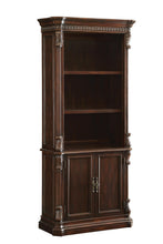Load image into Gallery viewer, Tucker Collection - 3-tier Bookcase With Storage Base Rich Brown